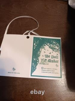 The Doll Maker Talon 33in Porcelain Collector Doll, Linda Rick Signed, COA Stand