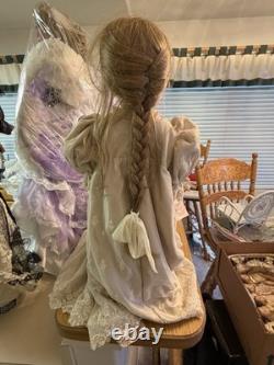 The Doll Maker Vintage /Collectible Porcelain Doll with Stand