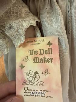 The Doll Maker Vintage /Collectible Porcelain Doll with Stand