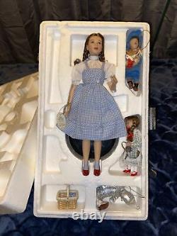 The Wizard of Oz Porcelain Dorothy Doll Collection, 3 Ornaments Beautiful