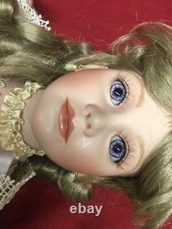 Thelma Resch Young Girl 1994 31/2000 Porcelain Doll Pink w White Lace 30