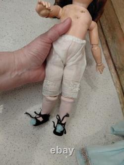 Tiny 13 Revalo Germany On Little Original Compo Body, Sweet Dress