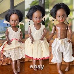 Ultra Rare 14 Black Gebruder Kuhnlenz Character Doll, Circa 1884 on