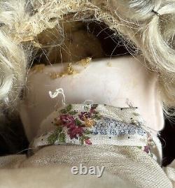 Unidentified Vintage 13.5 Artist Reproduction  Bisque Head Comp. Body Doll