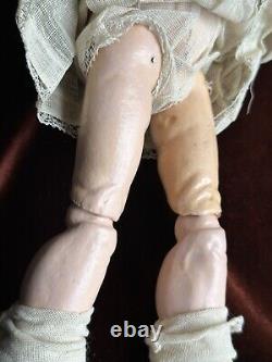 Unidentified Vintage 13.5 Artist Reproduction  Bisque Head Comp. Body Doll