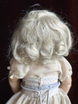 Unidentified Vintage 13.5 Artist Reproduction  Bisque Head Comp. Body Doll