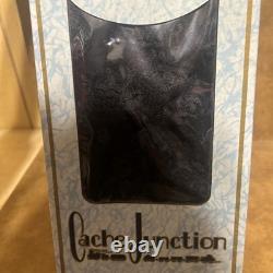 Unique Cache Junction Porcelain Doll Hand Crafted Blonde Hair Blue Eyes