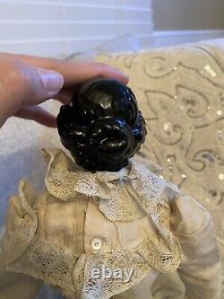 Unusual 14 Sweet Face Antique Jenny Lind China Doll With Antique Dress Body As Is