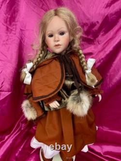 Ute Kase Lepp GERDA Art Doll LE #14/20 German Bisque Folklore Costume Fur Signed