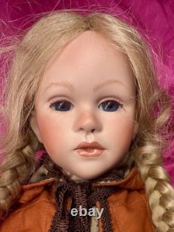 Ute Kase Lepp GERDA Art Doll LE #14/20 German Bisque Folklore Costume Fur Signed