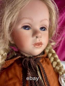 Ute Kase Lepp GERDA Art Doll LE #14/20 German Bisque Folklore Costume Fur Signed