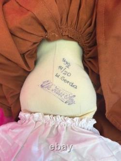 Ute Kase Lepp GERDA Art Doll LE #14/20 German Bisque Folklore Costume Fur Signed