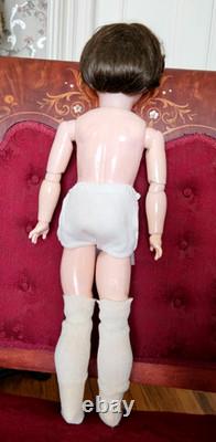 VERY CUTE! 24 Antique German BOY DOLL -Bergman BJB, SAILOR SUIT, Sleep eyes