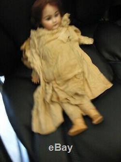 VERY Old 1900s Porcelain and Compo body Doll Great Antique/Vintage Doll