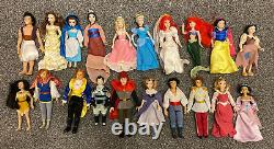 VINTAGE 1990s DISNEY PRINCESS BUNDLE BRIDE ARIEL PORCELAIN LITTLE MERMAID DOLL