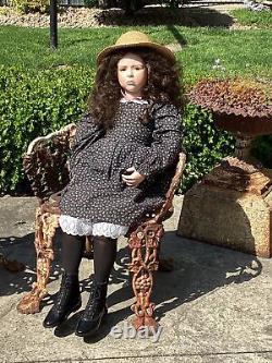 VINTAGE 42 ARTIST DOLL by DAWN ADAMS #9/100 RACHAEL HUMAN HAIR DETAILED