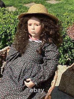 VINTAGE 42 ARTIST DOLL by DAWN ADAMS #9/100 RACHAEL HUMAN HAIR DETAILED