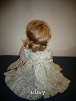 VINTAGE BRUJ NE 13 ALL PORCELAIN 24 DOLL WithPINAFORE & DRESS