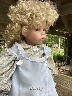 VINTAGE DOLL'HILARY' by DIANA EFFNER 1987 PORCELAIN 25 T SOCKET HEAD