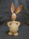 Vintage Papier Paper Mache Rabbit W Germany Candy Holder Container 20 Cardboard