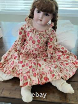 VINTAGE Porcelain Bisque Doll 18 inches