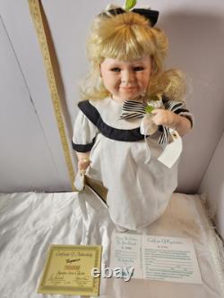 VINTAGE Seymour Mann Connoisseur Collection Porcelain Doll withCERTIFICATE