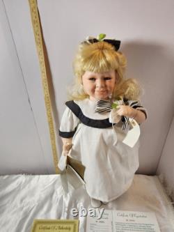 VINTAGE Seymour Mann Connoisseur Collection Porcelain Doll withCERTIFICATE