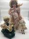 Vintage Vtg Lot Of 5 Porcelain Dolls, Variety From Estate Sale