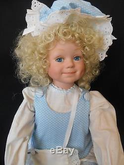 VINTAGE but NEW Ltd Edition Porcelain Doll KRICKET by Elke Hutchens NIB withcert