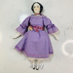 VTG 13 Porcelain Jenny Lind China Head Doll Emma Clear / F. Reedy Artist Signed