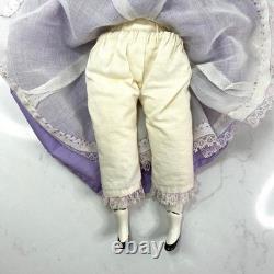 VTG 13 Porcelain Jenny Lind China Head Doll Emma Clear / F. Reedy Artist Signed