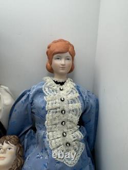 VTG 1977-1984 Yield House Exclusive Porcelain Dolls ROMEO JULIET (Lot of 5)