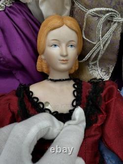 VTG 1977-1984 Yield House Exclusive Porcelain Dolls ROMEO JULIET (Lot of 5)