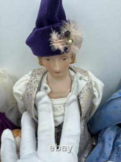 VTG 1977-1984 Yield House Exclusive Porcelain Dolls ROMEO JULIET (Lot of 5)