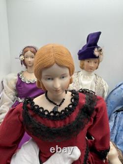 VTG 1977-1984 Yield House Exclusive Porcelain Dolls ROMEO JULIET (Lot of 5)