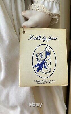 VTG 1981 Dolls by Jerri McCloud Karen Dated Full Bodied Bisque Porcelain H-1G