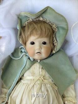 VTG 1981 Dolls by Jerri McCloud Karen Dated Full Bodied Bisque Porcelain H-1G