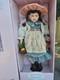 Vtg 1997 Collectible Memories 28 Porcelain Doll Amanda With Tags & Stand