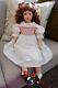 Vtg 93 Rare Donna Rubert Shay 29 Porcelain Doll Le Christmas Curly Hair