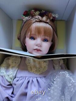 VTG 96 & RARE BETTINA By Donna Rubert. 28 Porcelain Doll. L. E MINT/BOX