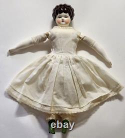VTG China Head Doll 18h, Artist Signed Limited Edition # 5/85, include a stand