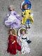 Vtg Danbury Mint Lot Of 4 Shirley Temple 18 Porcelain Dolls No Box No Coa