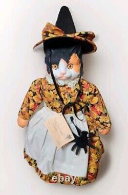 VTG Goebel Bette Ball Candy Corn Musical Cat Porcelain Doll Limited Edition