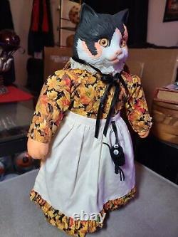 VTG Goebel Bette Ball Candy Corn Musical Cat Porcelain Doll Limited Edition