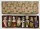 Vtg Japanese Bisque Penny Dolls Of All Nations 8pc Set In Original Box 1930s
