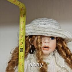 VTG Large 2004 AEL Kathy Smith Fitzpatrick Genevieve Porcelain Doll 28 Tall