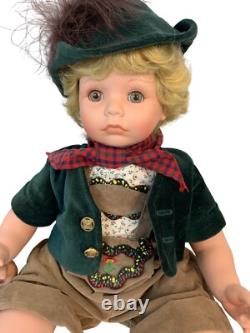 VTG Lot of 2 Susan Wakeen 18 Alpine Hansel & Gretel Porcelain Dolls A9020