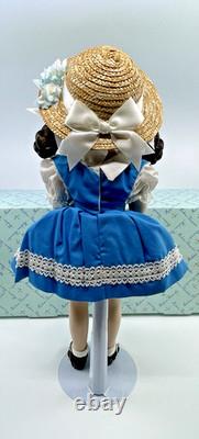 VTG Madame Alexander Margret 16 Porcelain Doll New With Box And Stand
