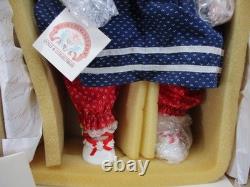 VTG Porcelain Doll in Original Box World Gallery Ginny Duckies with CoA (K)