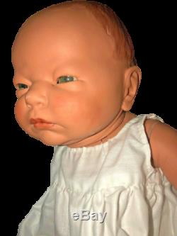 VTG Porcelain Reborn Baby Girl Sabrina 8/12/86 4lbs By Kay Mckee World Gallery